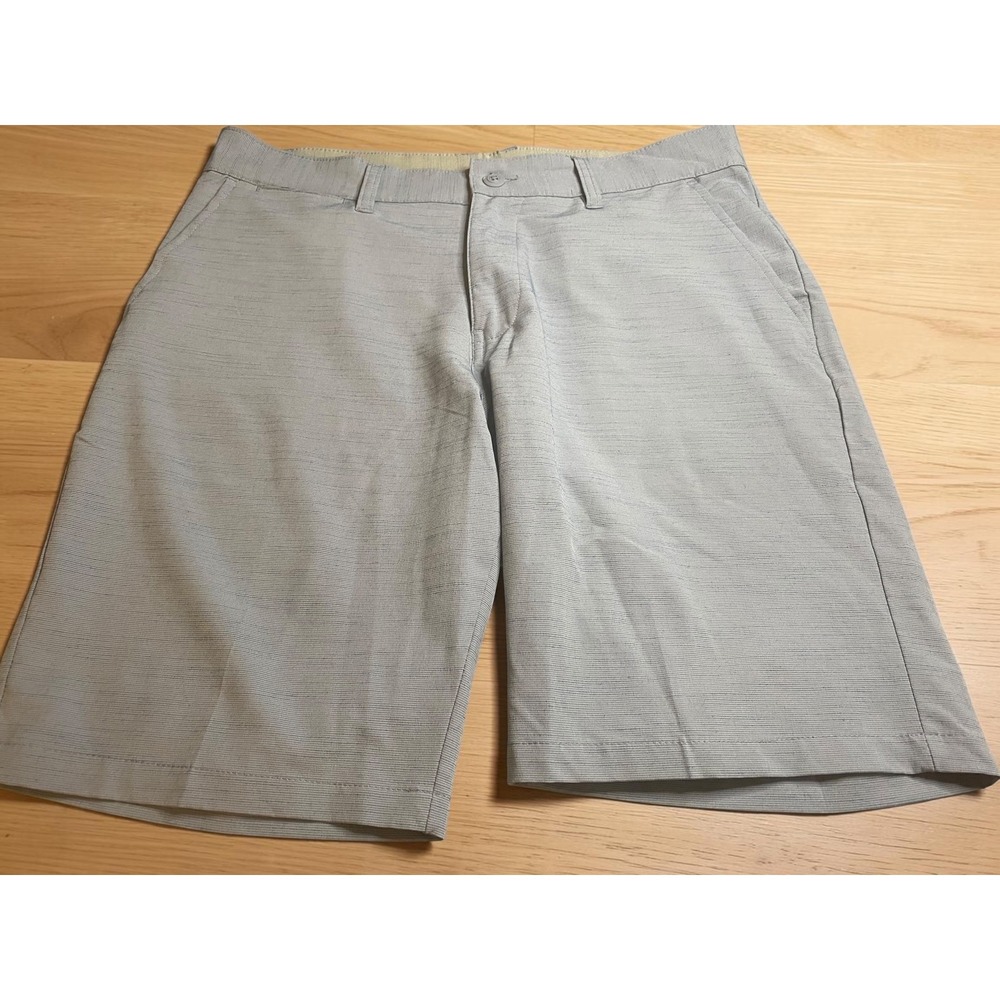 Ron Jon Surf Shop Stretch Micro-Stripe Light Blue/Gray Men's‎ Size 32 Shorts